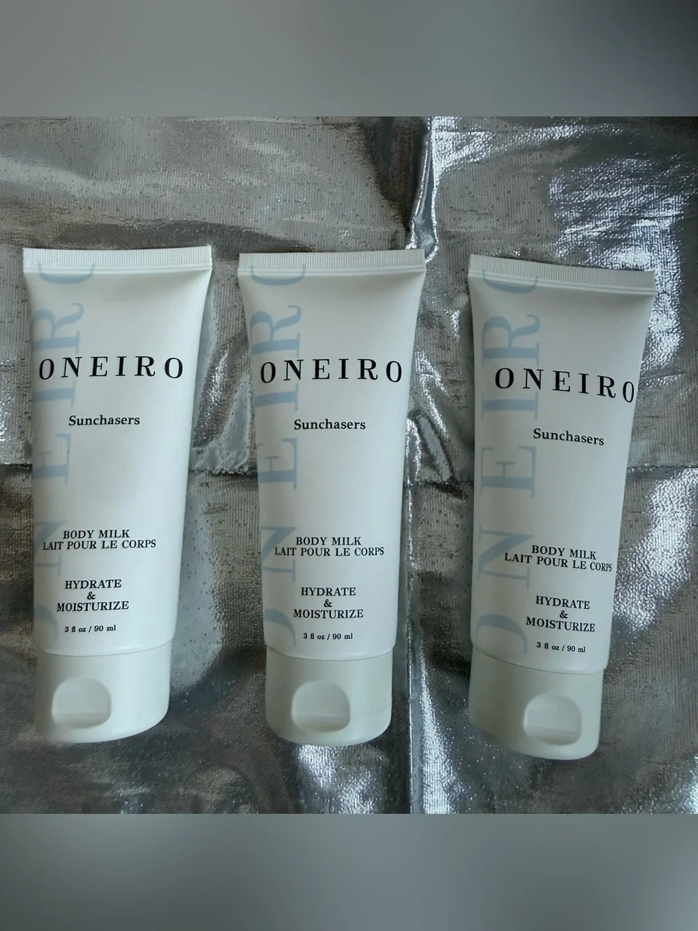 Oneiro Sunchasers Body Milk in Light Hydrate & Moisturize cream